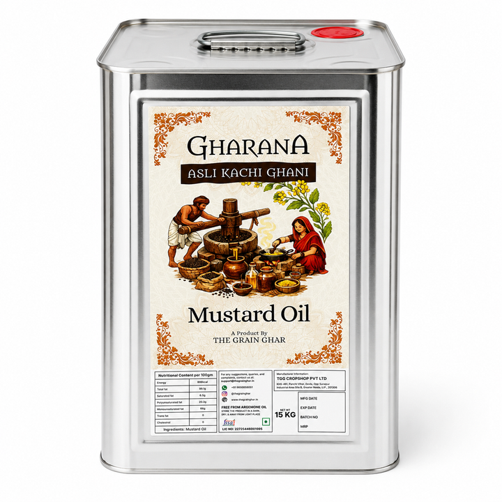 Black Mustard Oil Tin
